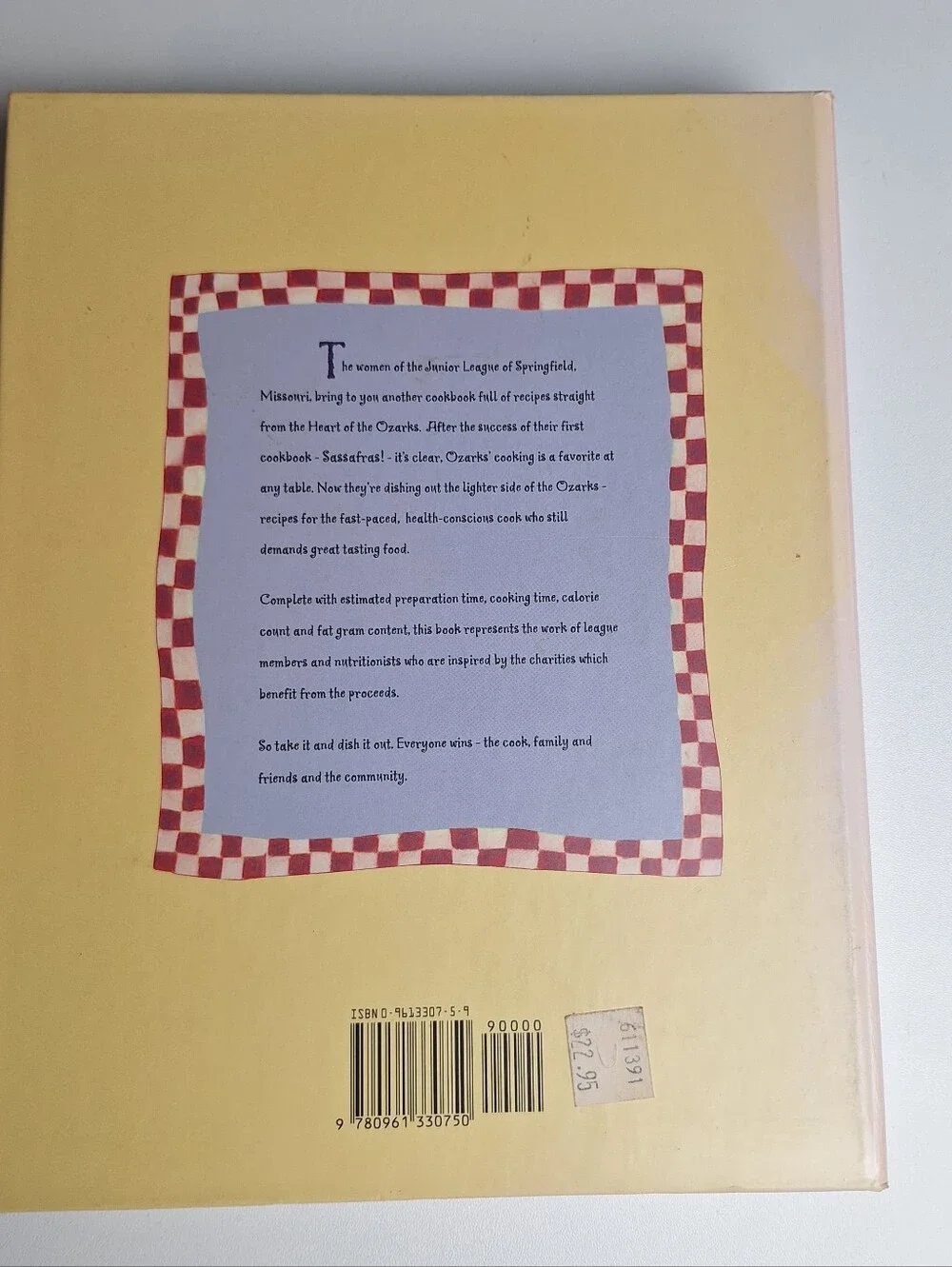 Women Who Can Dish It Out Cookbook Junior League of Springfield MO Ozarks